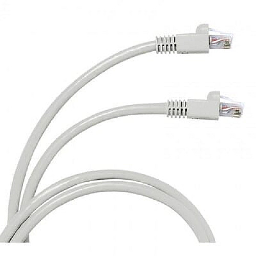 Патч-корд CAT 5e F-UTP, 0.5м, AWG 26, PVC, серый