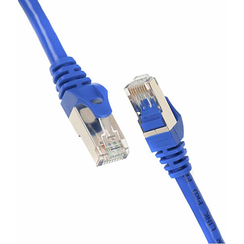 Патч-корд 2E САТ 6, UTP, 1м, 26AWG, RJ45, 7/0.16, Cu, PVC, синій