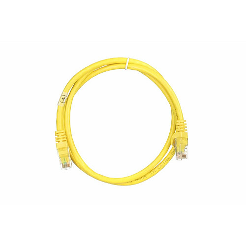 Патч-корд 2E САТ 6, UTP, 1м, 26AWG, RJ45, 7/0.16, Cu, PVC, желтый