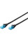 Патч-корд DIGITUS CAT 5e UTP, 1м, AWG 26/7, CCA, PVC, чорний
