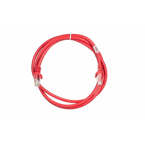 Патч-корд 2E САТ 6, UTP, 1.50м, 26AWG, RJ45, 7/0.16, Cu, PVC, красный