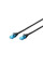 Патч-корд DIGITUS CAT 5e UTP, 1м, AWG 26/7, CCA, PVC, чорний