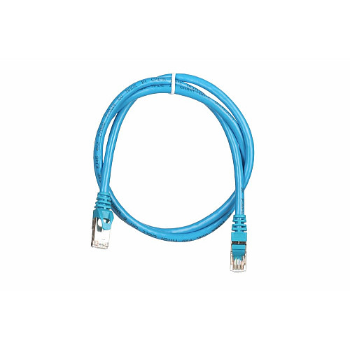 Патч-корд 2E САТ 6, S-FTP, 1м, 26AWG, RJ45, 7/0.16, Cu, PVC, синий