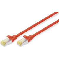 Патч-корд DIGITUS CAT 6a S-FTP, 0,5м, AWG 26/7, Cu, LSZH, червоний