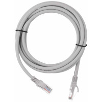 Патч-корд 2E САТ 6, UTP, 3м, 26AWG, RJ45, 7/0.16, Cu, LSZH, сірий