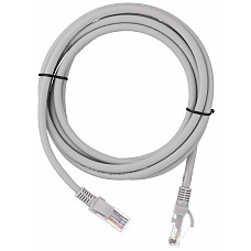 Патч-корд 2E САТ 6, UTP, 3м, 26AWG, RJ45, 7/0.16, Cu, LSZH, сірий