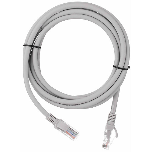 Патч-корд 2E САТ 6, UTP, 3м, 26AWG, RJ45, 7/0.16, Cu, LSZH, серый