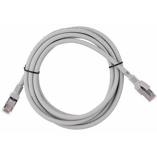 Патч-корд 2E САТ 6, FTP, 2м, 26AWG, RJ45, 7/0.16, Cu, LSZH, сірий