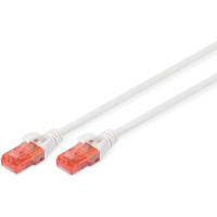 Патч-корд DIGITUS CAT 6 UTP, 1м, AWG 26/7, Cu, LSZH, білий