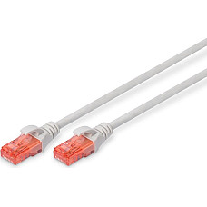 Патч-корд DIGITUS CAT 6 UTP, 25м, AWG 26/7, Cu, LSZH, сірий