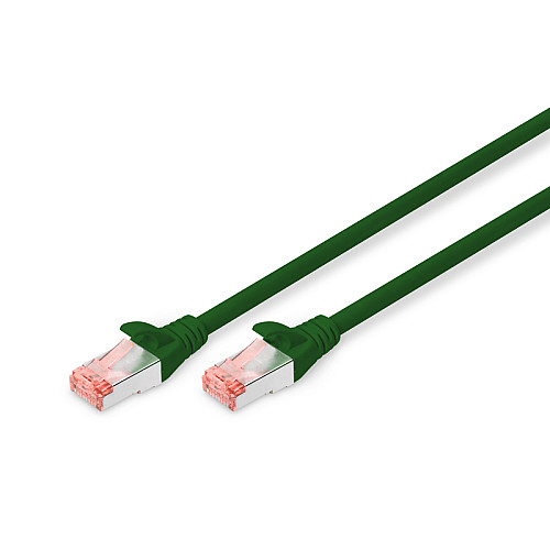 Патч-корд DIGITUS CAT 6 S-FTP, 5м, AWG 27/7, LSZH, зелений