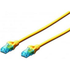 Патч-корд 2E CAT 5e, UTP, 10м, 26AWG, RJ45, 7/0.16, Cu, LSZH, жовтий