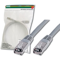Патч-корд DIGITUS CAT 5e SF-UTP, 0.5м, AWG 26 / 7, Cu, PVC, сірий
