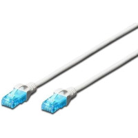 Патч-корд DIGITUS CAT 5e UTP, 10м, AWG 26/7, CCA, PVC, сірий