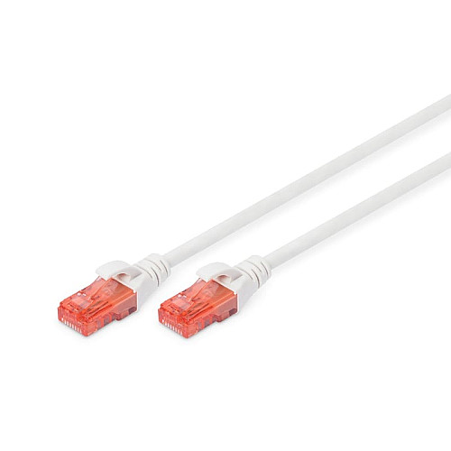 Патч-корд DIGITUS CAT 6 UTP, 2м, AWG 26/7, Cu, LSZH, белый