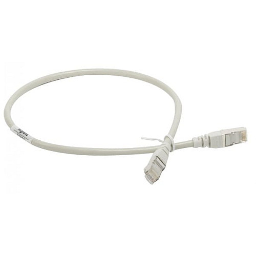 Патч-корд CAT 5e F-UTP, 0.5м, AWG 26, PVC, серый