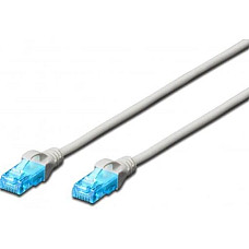 Патч-корд 2E CAT 5e, UTP, 15м, 26AWG, RJ45, 7/0.16, Cu, LSZH, сірий