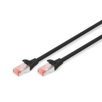 Патч-корд DIGITUS CAT 6 S-FTP, 5м, AWG 27/7, LSZH, чорний