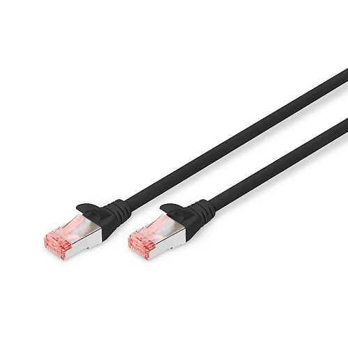 Патч-корд DIGITUS CAT 6 S-FTP, 5м, AWG 27/7, LSZH, черный