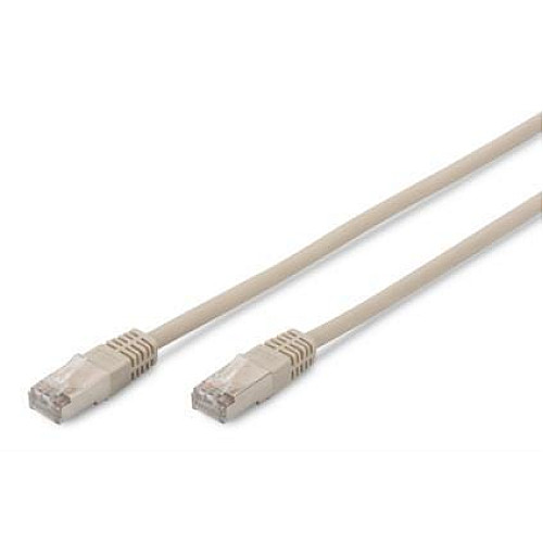 Патч-корд DIGITUS САТ 5e F-UTP, 3м, AWG 26/7, Cu, PVC, сірий
