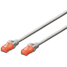 Патч-корд DIGITUS CAT 6 UTP, 30м, AWG 26/7, Cu, LSZH, сірий