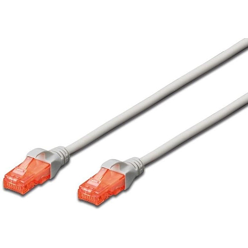 Патч-корд DIGITUS CAT 6 UTP, 30м, AWG 26/7, Cu, LSZH, сірий