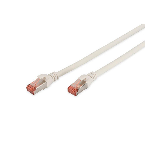 Патч-корд DIGITUS CAT 6 S-FTP, 1м, AWG 27/7, LSZH, білий