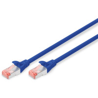 Патч-корд DIGITUS CAT 6 S-FTP, 10м, AWG 27/7, LSZH, синій
