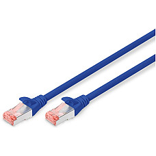 Патч-корд DIGITUS CAT 6 S-FTP, 10м, AWG 27/7, LSZH, синій