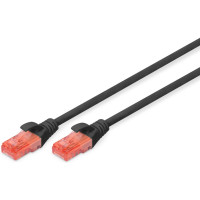 Патч-корд DIGITUS CAT 6 UTP, 10м, AWG 26/7, Cu, LSZH, чорний