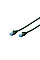 Патч-корд DIGITUS CAT 5e SF-UTP, 0.5м, AWG 26/7, Cu, PVC, зелений
