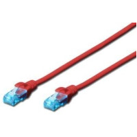 Патч-корд DIGITUS CAT 5e UTP, 5м, AWG 26/7, CCA, PVC, червоний