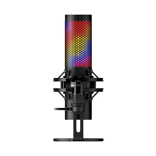 Гейминговый микрофон HyperX QuadCast 2 S, Omni/Uni/Bi, USB-A, 3м, NGenuity, RGB, черный