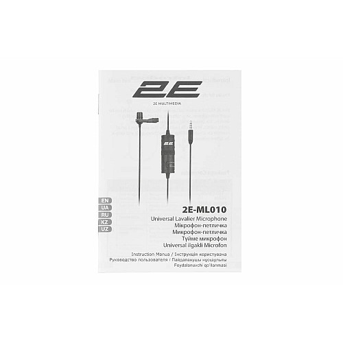 Мікрофон-петличка 2Е ML010 3.5mm