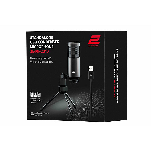 Мікрофон для ПК 2Е MPC010, USB