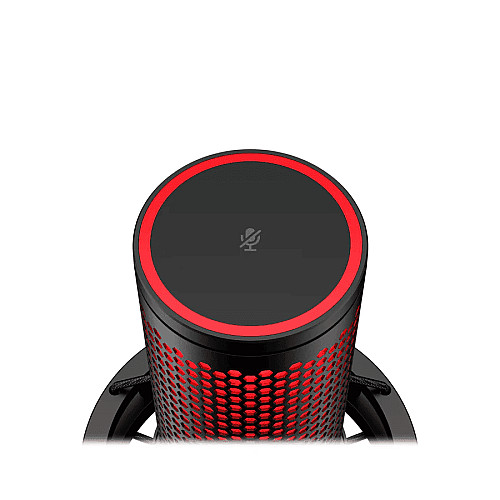 Микрофон гейминговый HyperX QuadCast 2, Omni/Uni/Bi, USB-A, 3м, RGB, черный