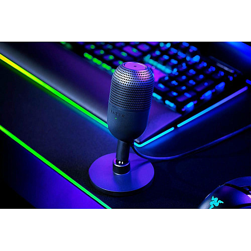 Микрофон гейминговый Razer Seiren V3 Mini, Omni, USB-A, 1.2м, черный