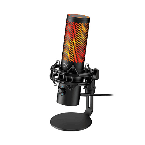 Гейминговый микрофон HyperX QuadCast 2 S, Omni/Uni/Bi, USB-A, 3м, NGenuity, RGB, черный