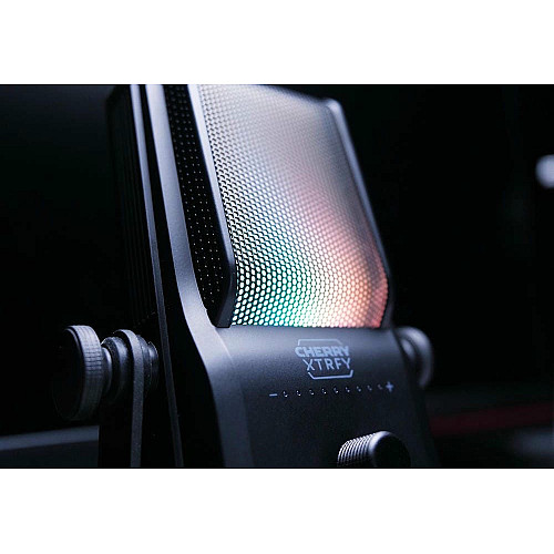 Мікрофон геймінговий CHERRY XTRFY NGALE R, Cardioid, USB-A, 2м, RGB, чорний