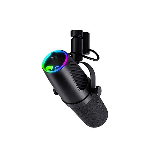 Мікрофон геймінговий CHERRY XTRFY NGALE X, Cardioid, USB-A, 2м, RGB, чорний