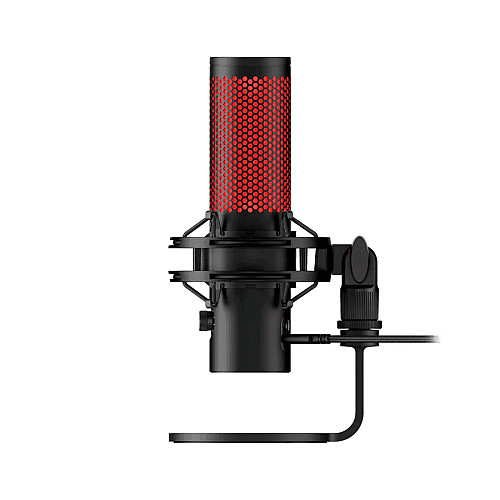 Микрофон гейминговый HyperX QuadCast 2, Omni/Uni/Bi, USB-A, 3м, RGB, черный