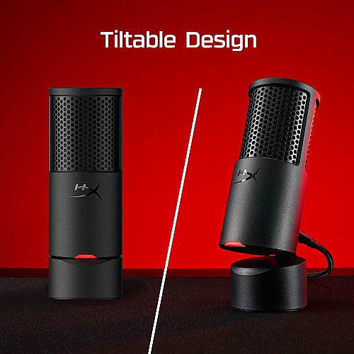 Микрофон гейминговый HyperX SoloCast 2, Omni, USB-A, 2м, NGenuity, черный