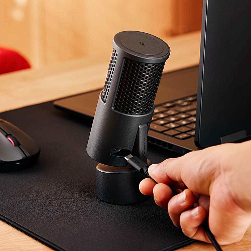 Микрофон гейминговый HyperX SoloCast 2, Omni, USB-A, 2м, NGenuity, черный