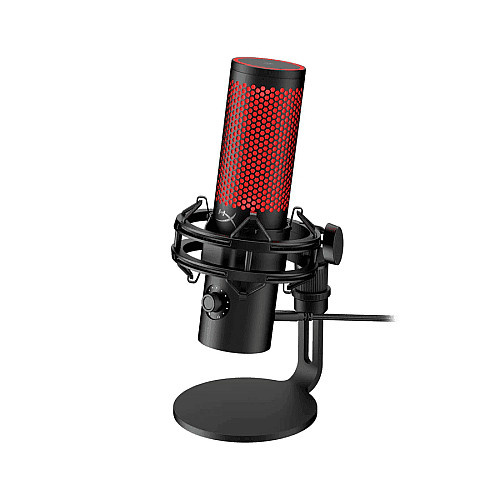 Микрофон гейминговый HyperX QuadCast 2, Omni/Uni/Bi, USB-A, 3м, RGB, черный