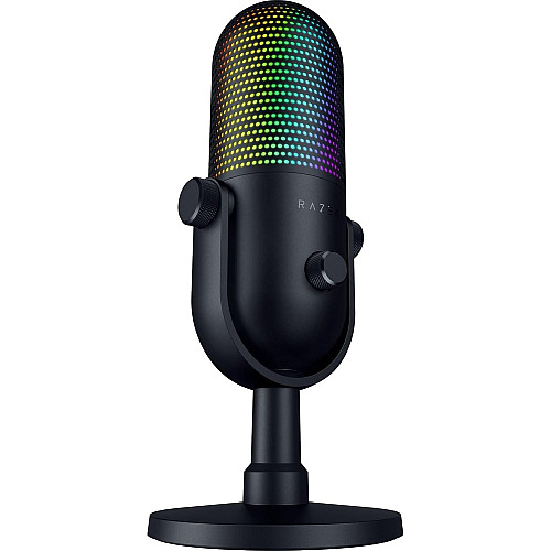 Микрофон гейминговый Razer Seiren V3 Chroma, Uni, RGB, USB-A, 2м, черный