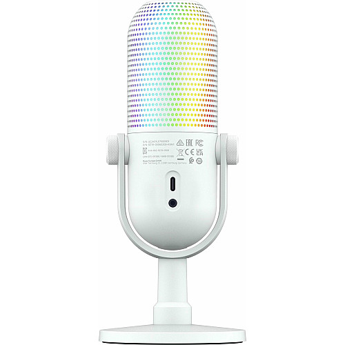 Мікрофон геймінговий Razer Seiren V3 Chroma, Uni, RGB, USB-A, 2м, білий