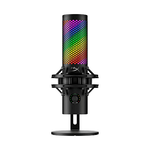 Гейминговый микрофон HyperX QuadCast 2 S, Omni/Uni/Bi, USB-A, 3м, NGenuity, RGB, черный