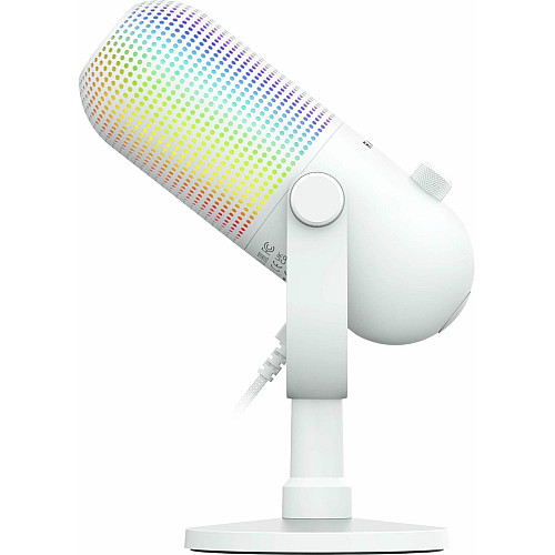 Мікрофон геймінговий Razer Seiren V3 Chroma, Uni, RGB, USB-A, 2м, білий