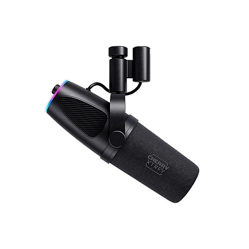 Мікрофон геймінговий CHERRY XTRFY NGALE X, Cardioid, USB-A, 2м, RGB, чорний