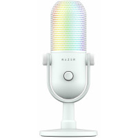 Мікрофон геймінговий Razer Seiren V3 Chroma, Uni, RGB, USB-A, 2м, білий